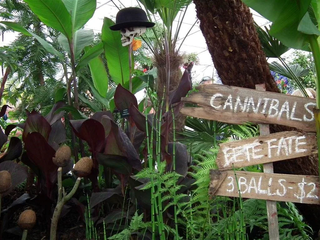 Floral marquee in the long water area 34